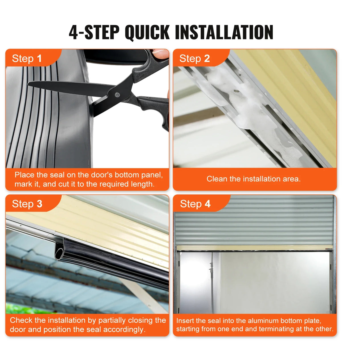3m 4.8m 6m Garage Door Seals Bottom Rubber U Shape +O Ring Garage Door Weather Stripping Universal Weatherproof Rubber