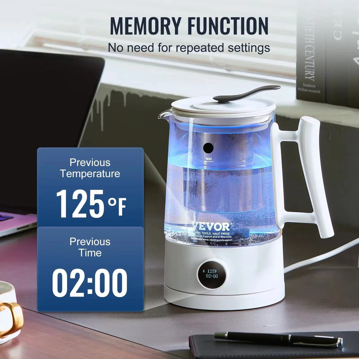 Hydrogen Water Pitcher1.5 L / 52.8 oz Large Capacity Hydrogen Generator Water Kettle Hydrogen Rich Water Ionizer Machine