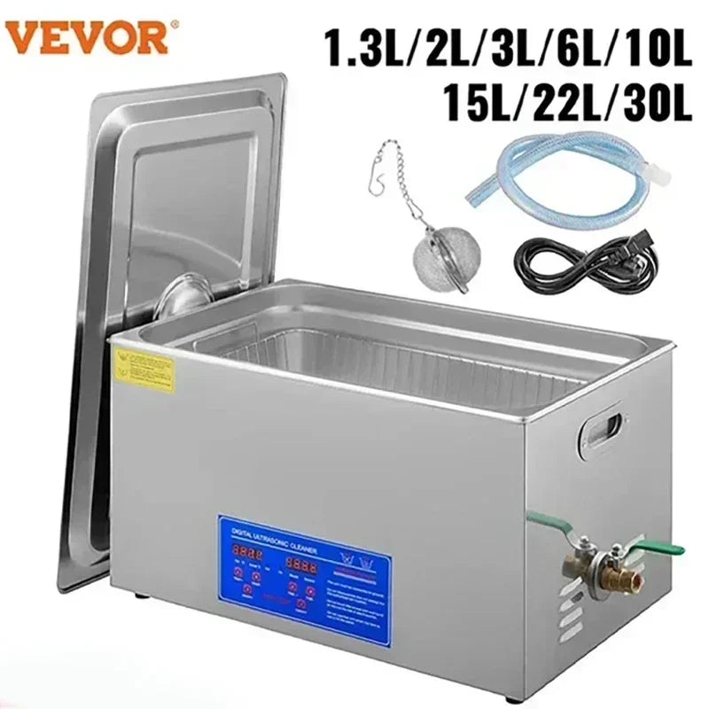 1.3L 2L 3L 6L 10L 15L 22L 30L Ultrasonic Cleaner Lave-Dishes Portable Washing Machine Diswasher Ultrasound Home Appliances