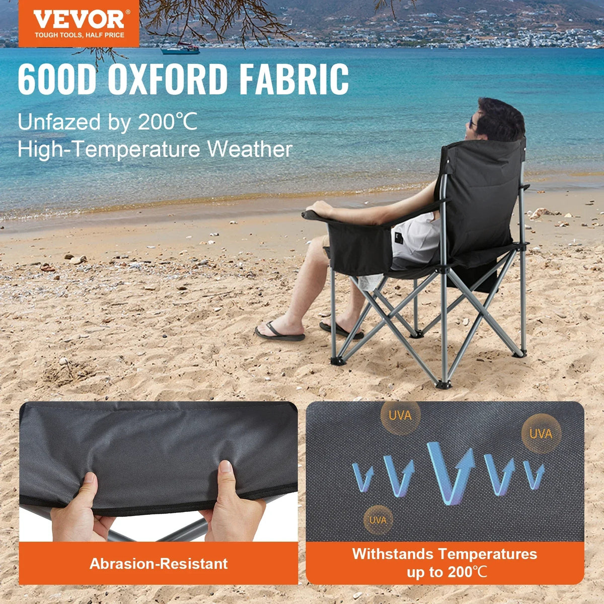 Ultralight Folding Chair 350lbs High Load Outdoor Camping Chair Portable Beach Hiking Picnic Travel Seat Fishing Tool