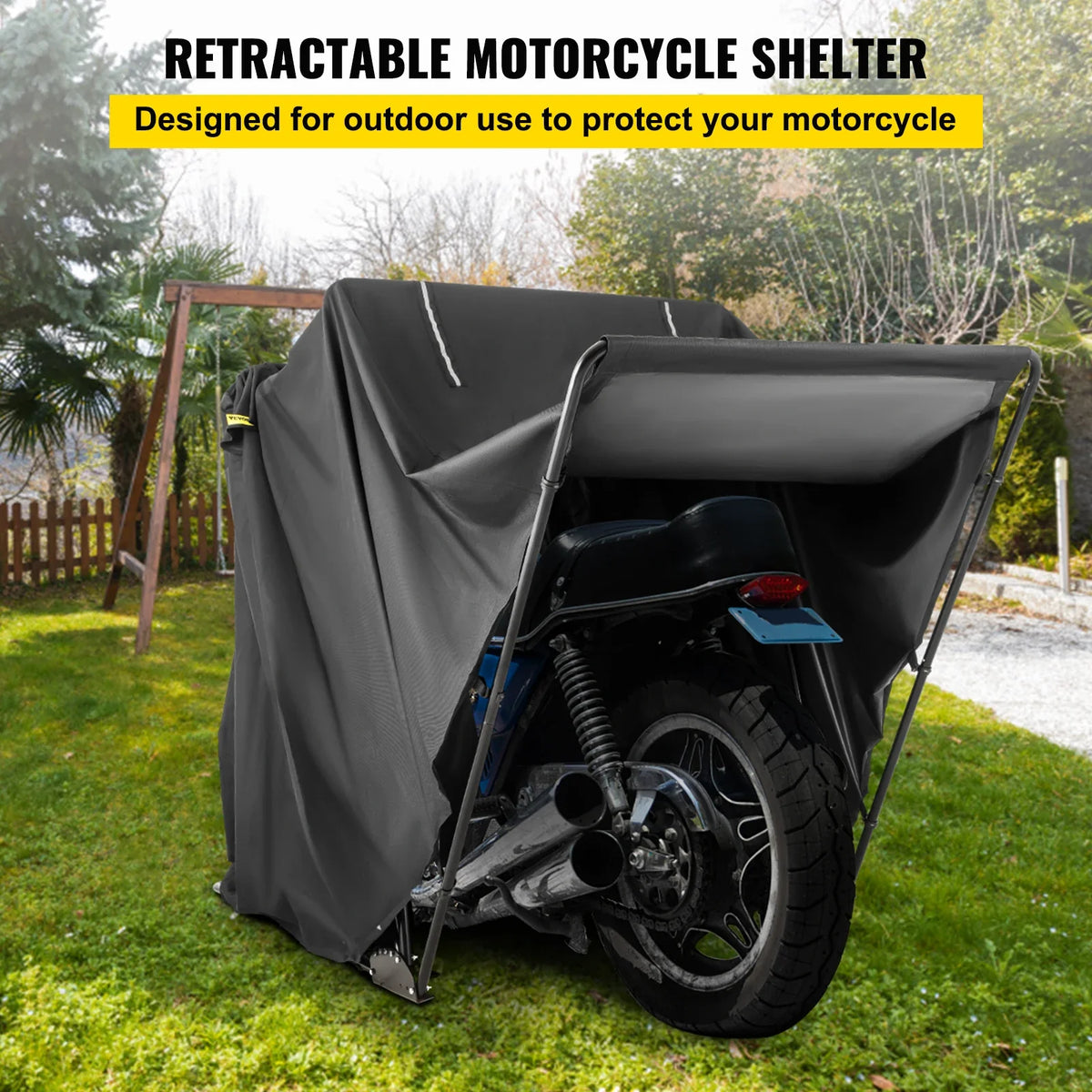 Waterproof Motorcycle Cover Universal Outdoor Oxford Fabric All Weather Protection Moto Bike Case Motorcycle Accessories