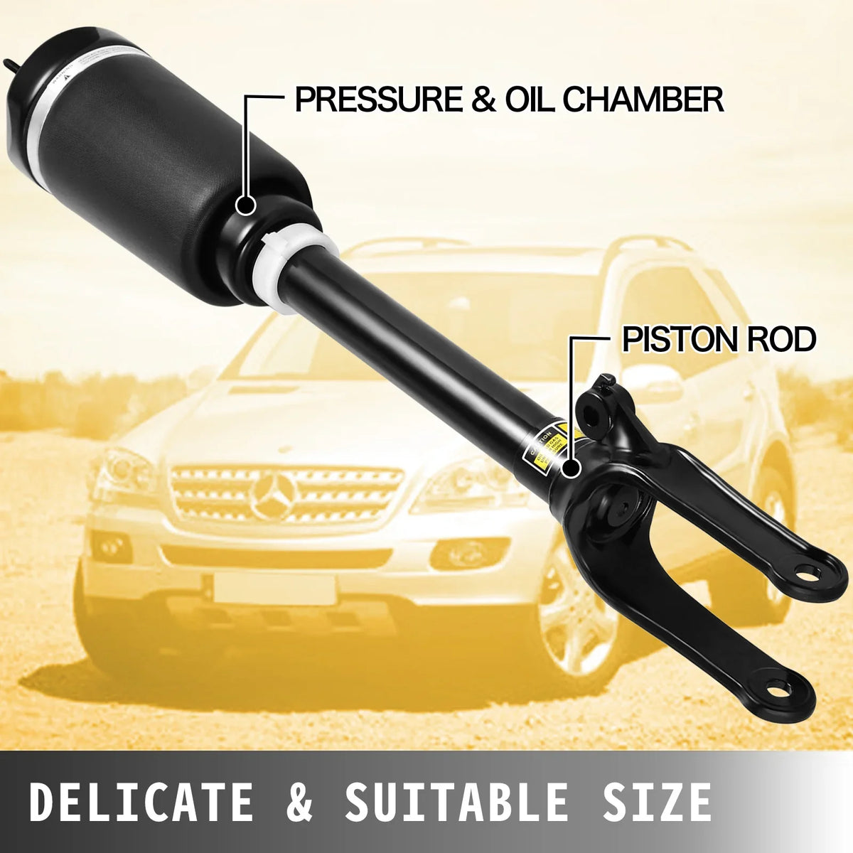Front Air Suspension Spring Shock Strut Air Strut Suspension Front Air Shock Absorber for Mercedes Benz W164 GL350 GL450