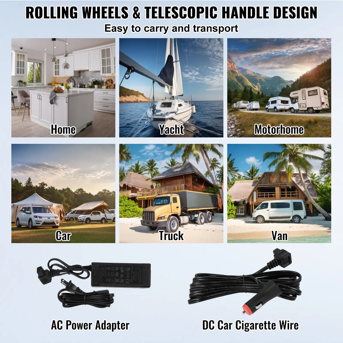Portable Car Refrigerator Freezer Fridge Compressor 40L 115L 95L 50L 58L 36L Dual Zone for Home Outdoors RV Boat Camping