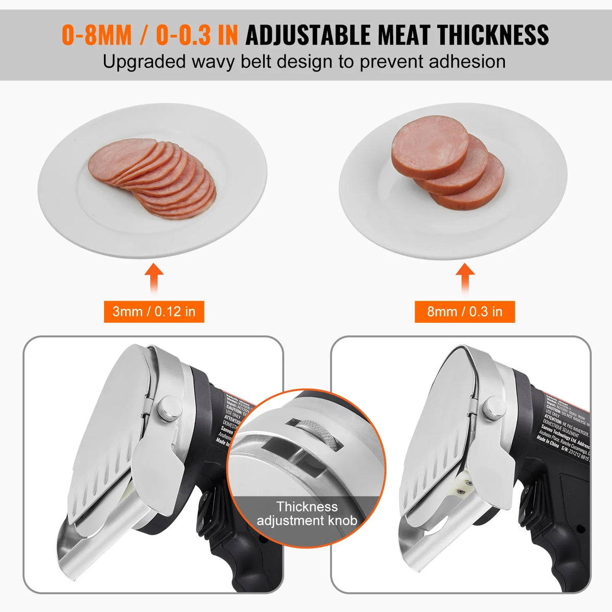 Electric Shawarma Knife Professional Turkish Kebab Knife Commercial Stainless Steel Gyro Cutter Doner Kebab Meat Slicer