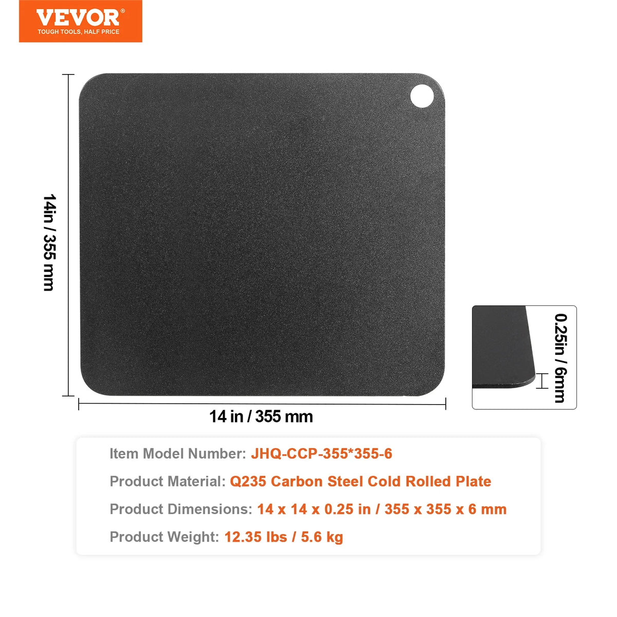 Pizza Steel, Multi-Sizes Pizza Steel Plate for Oven, Pre-Seasoned Carbon Steel Pizza Baking Stone ,Heavy Duty Pizza Pan