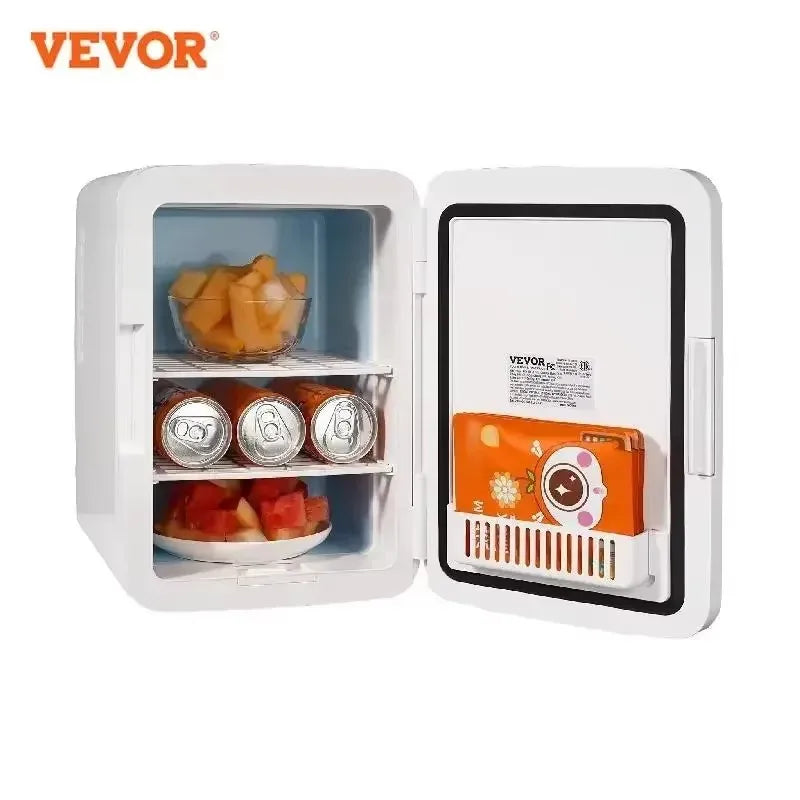 10L Car Refrigerator Mini Portable Skincare Fridge Cooling Freezer Food Drink Storage Box Container for Home Car Bar Use