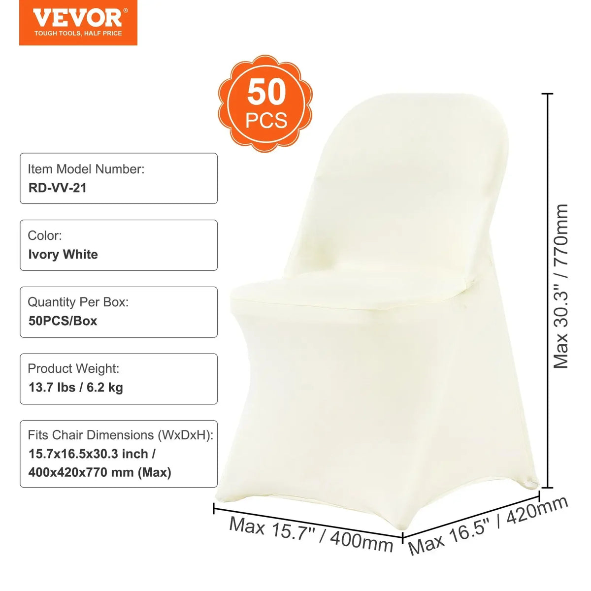 Stretch Spandex Folding Chair Covers Universal Fitted Chair Cover Removable Washable Protective Slipcovers