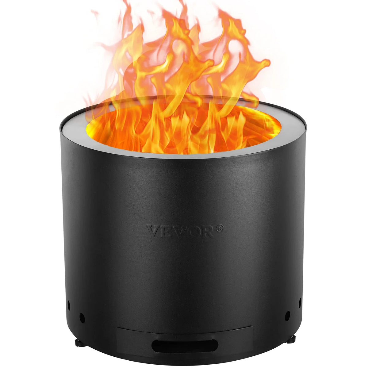 Smokeless Fire Pit Stove Bonfire Wood Burning Fireplaces with Removable Ash Pan SUS430 Portable Outdoor Firepit for Patio