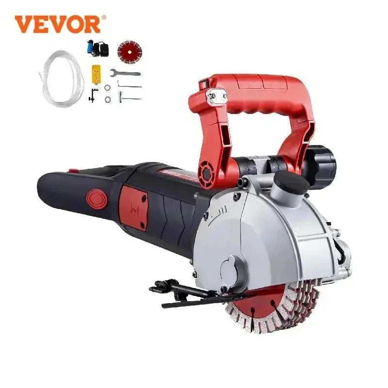 4800W Wall Chaser Concrete Cutter Electric Laser Aiming Groove Slotting Machine 125mm Circular Saw Cutting Power Tool Set