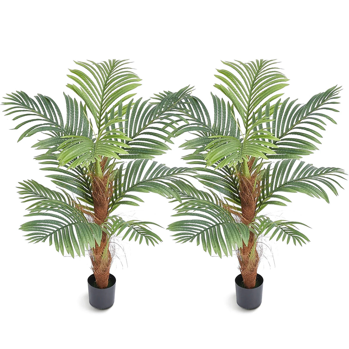 Artificial Palm Tree Faux Plants Green Home Artificial Plant Decoration With PE Anti-Tip Tilt Protection For Indoor Office