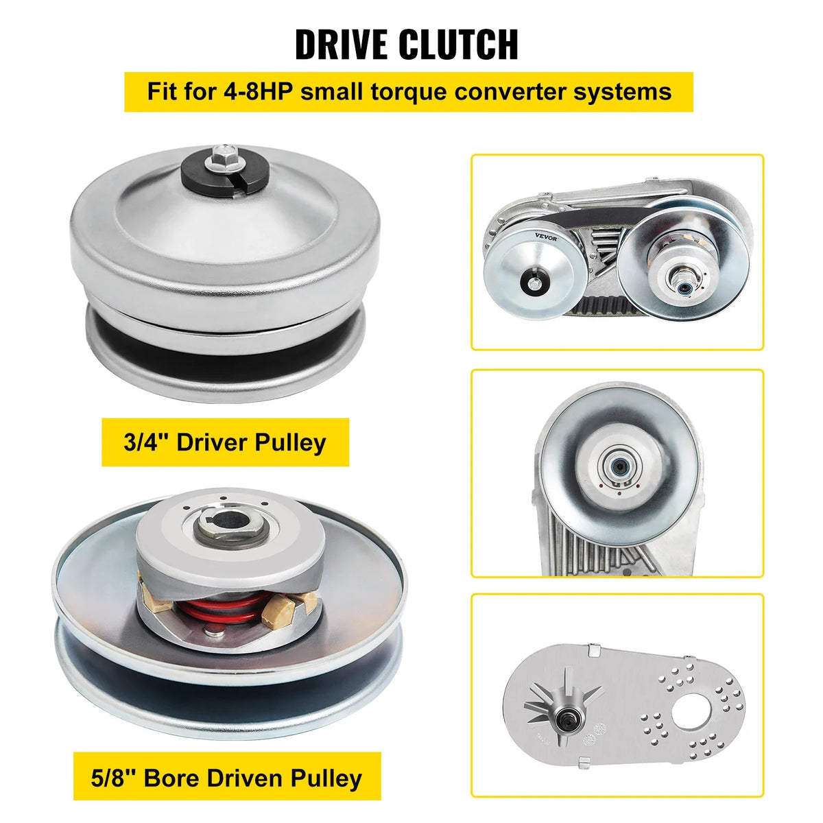 Go Kart Torque Converter Kit CVT Clutch 3/4"  Replaces Comet TAV2 30-75 218353A Manco 10T #40/41