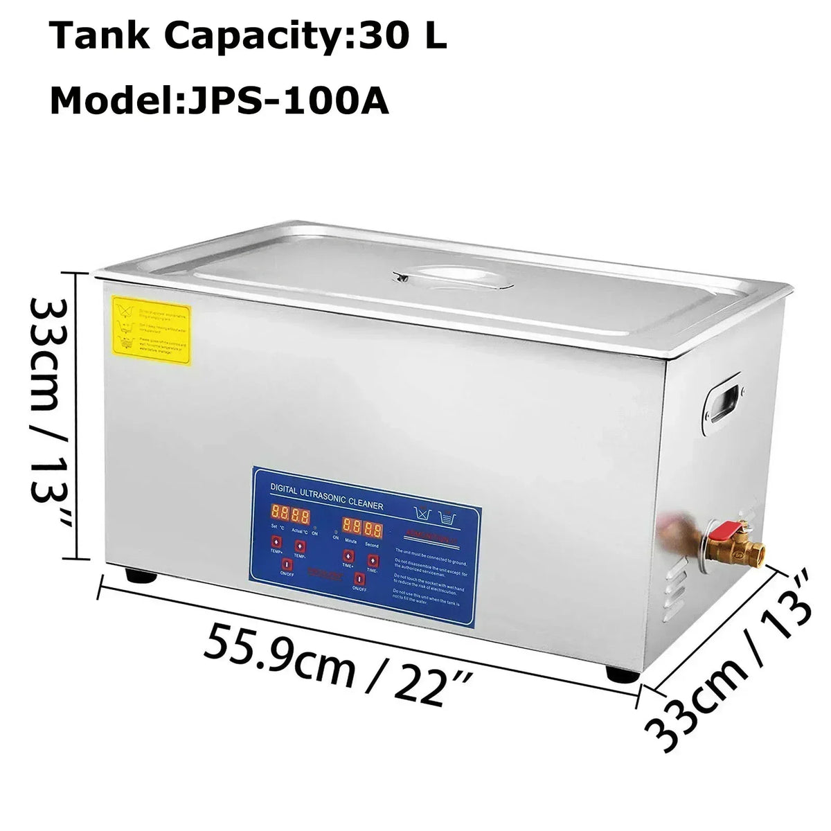 1.3L 2L 3L 6L 10L 15L 22L 30L Ultrasonic Cleaner Lave-Dishes Portable Washing Machine Diswasher Ultrasound Home Appliances