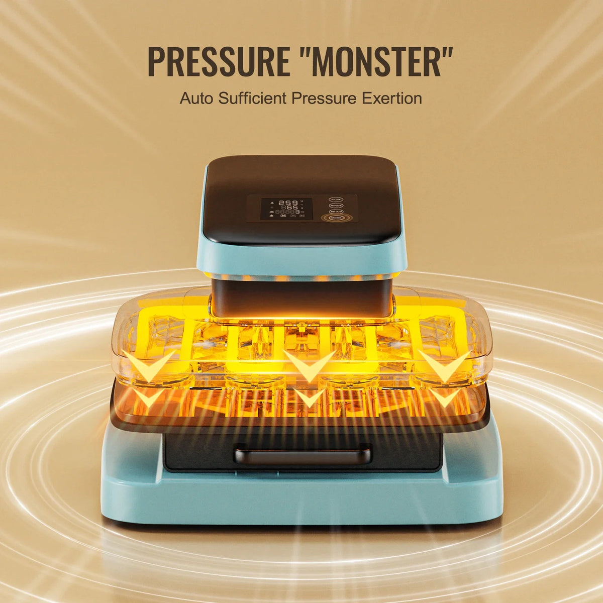 Auto Heat Press Machine 15x15 in Smart T Shirt Press Machine with Auto Release Heats Up Fast Evenly Sublimation Heat Press