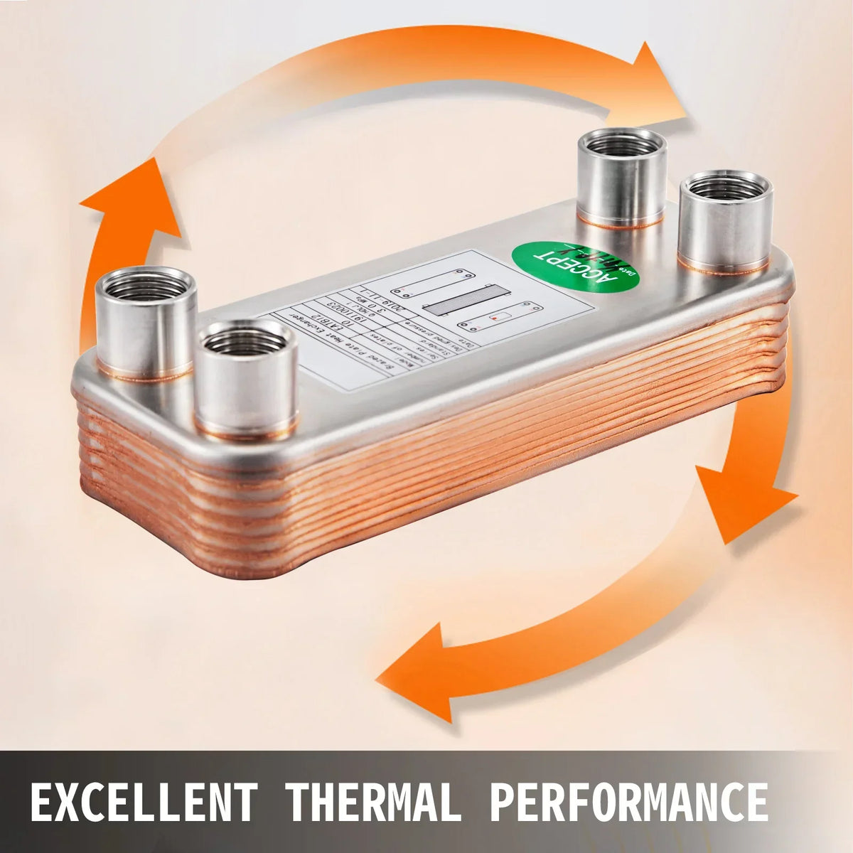 30 40 60 Plates Heat Exchanger Wort Chiller Stainless Steel Homebrew Brewing Beer Cooler Counterflow Chiller Water Heating