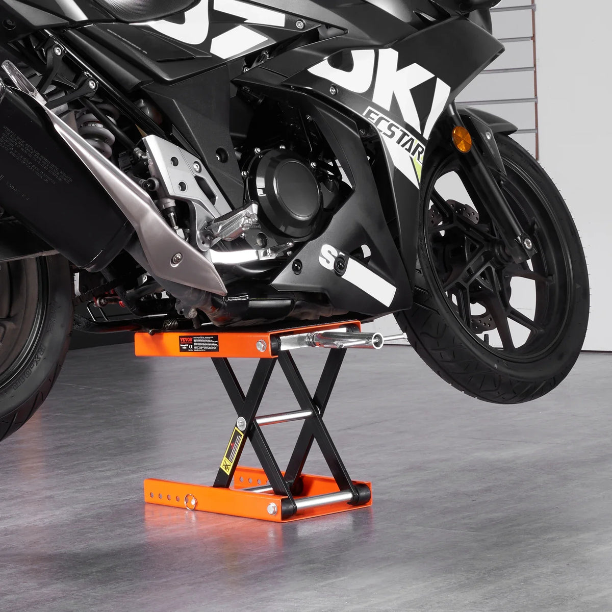 350/1100/1500 LBS Capacity Motorcycle Scissor Jack Lift with Deck Hydraulic Foot-Operated Jack Stand for ATV Dirt Bik