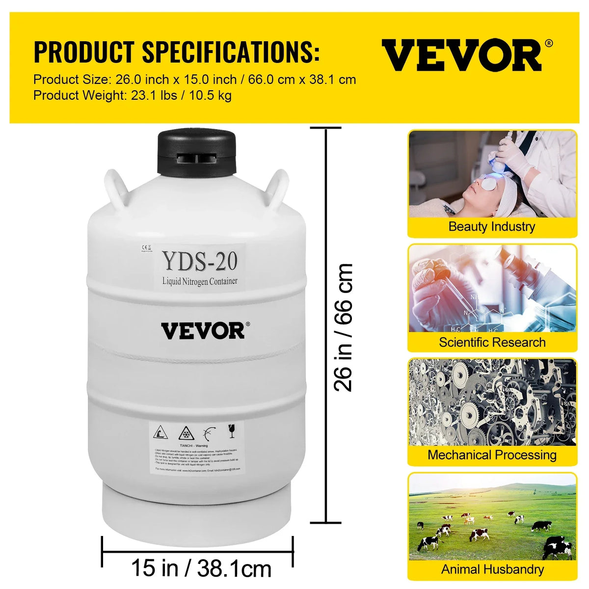 3L 6L 10L 21.6L Liquid Nitrogen Container Static Cryogenic Tank Aluminum Dremel Accessories Tools Transportation Industry