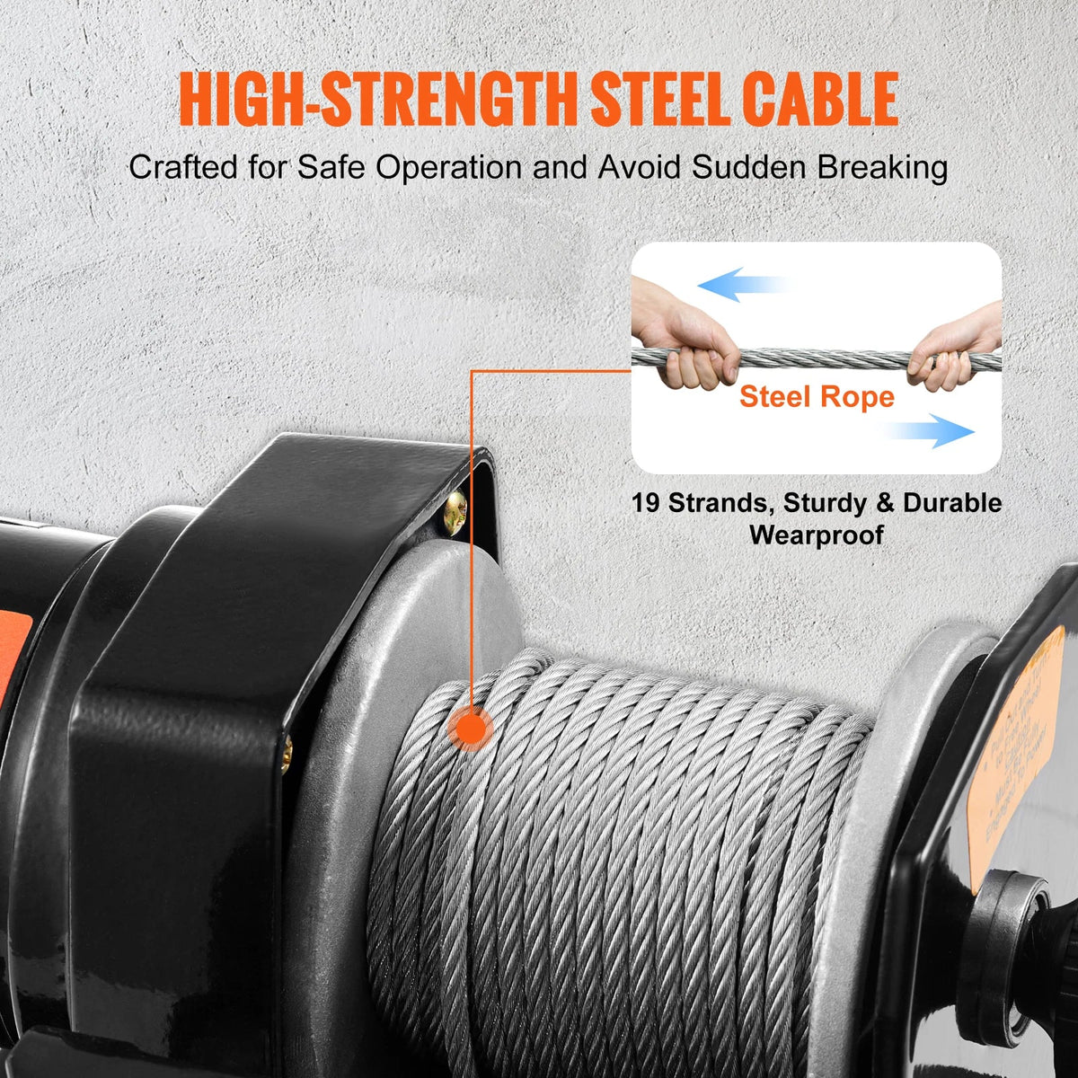2000lbs Electric Winch Steel Rope Winch ATV Winch with Wired Remote & 4-Way Fairlead for Towing Jeep Off-Road SUV Truck