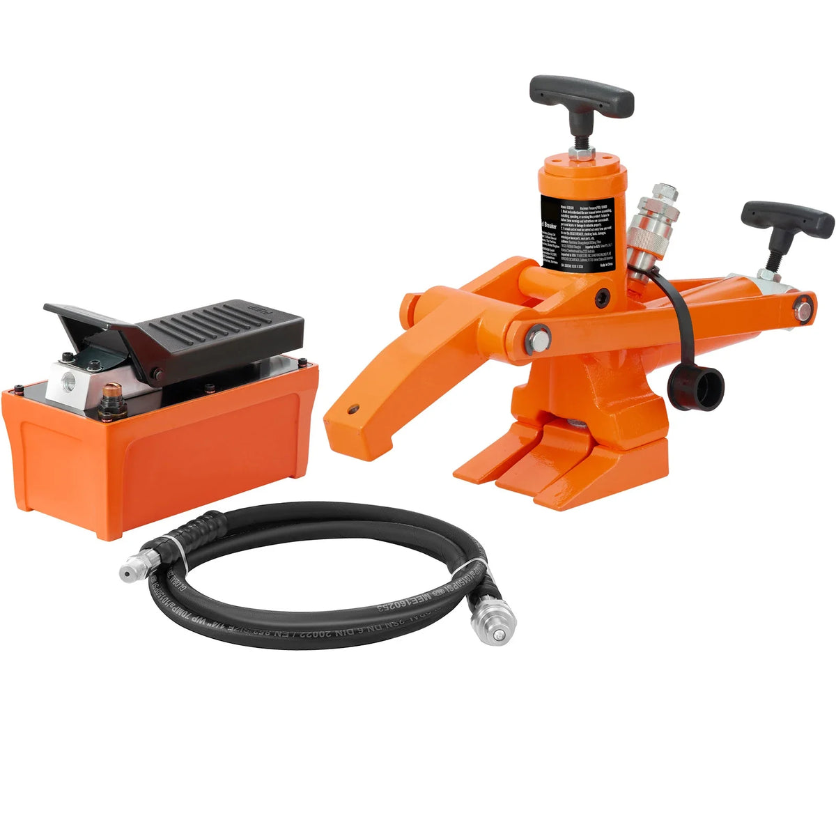 10000 PSI Tire Bead Breaker with Metal Foot Pump Heavy-duty Steel Hydraulic  Bead Breaker Tool for Tractors Trucks Buses