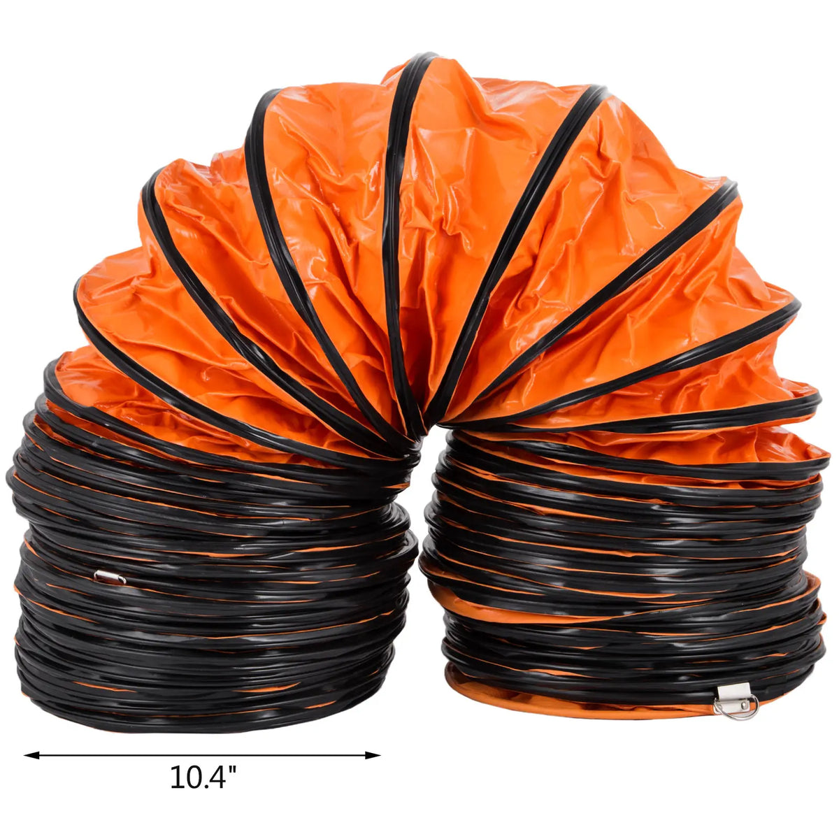 10 M/32ft PVC Flexible Duct Hosing for 300mm/12Inch Diameter Exhaust Fan Durable PVC Ducting for Kitchen/Garage/Sewerage