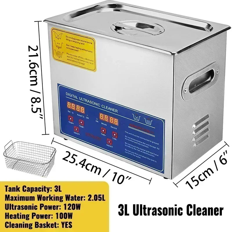 1.3L 2L 3L 6L 10L 15L 22L 30L Ultrasonic Cleaner Lave-Dishes Portable Washing Machine Diswasher Ultrasound Home Appliances