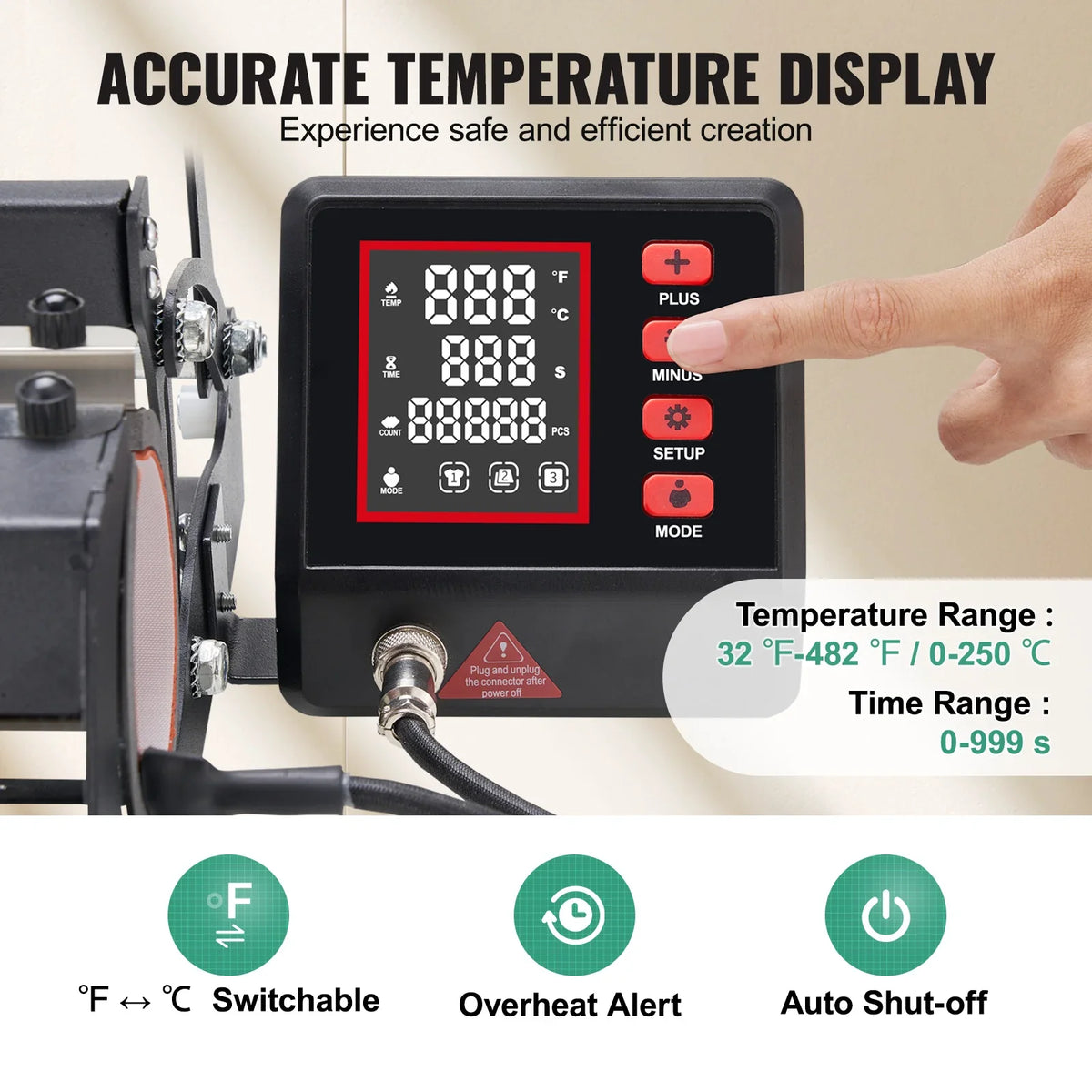 Tumbler Heat Press Machine 11-30oz Mug Press Tumbler Press with Temp and Time Setting for Sublimation Tumblers, Cups, Mugs