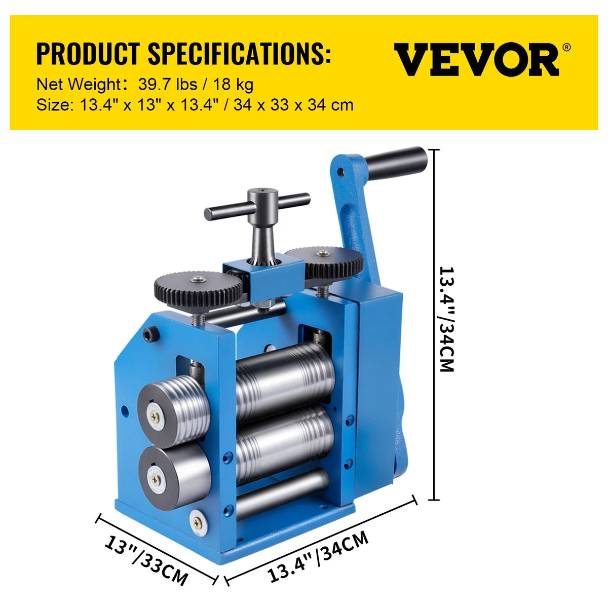 Manual Combination Jewelry Rolling Mill Machine Thickness Semicircle Jewelry Press Rolling Mill for Jewelry Circle Pattern