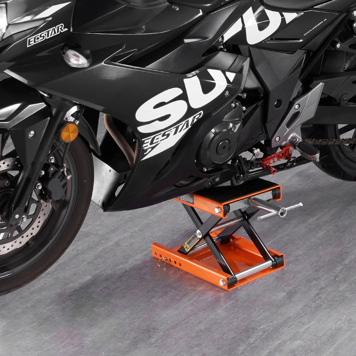 350/1100/1500 LBS Capacity Motorcycle Scissor Jack Lift with Deck Hydraulic Foot-Operated Jack Stand for ATV Dirt Bik