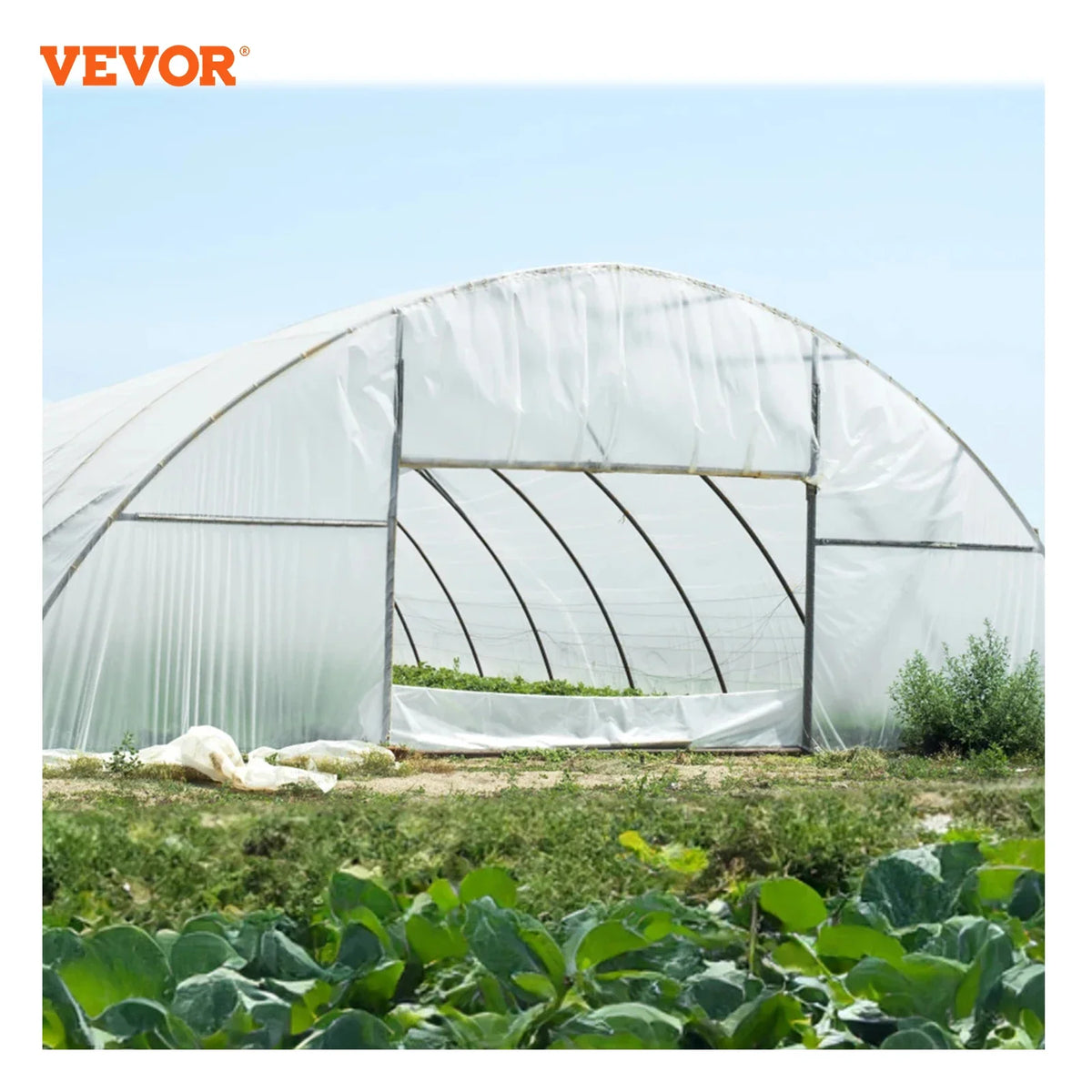 Greenhouse Plastic Sheeting Clear Greenhouse Film Polyethylene Film 4 Year UV Resistant for Gardening Farming Agriculture