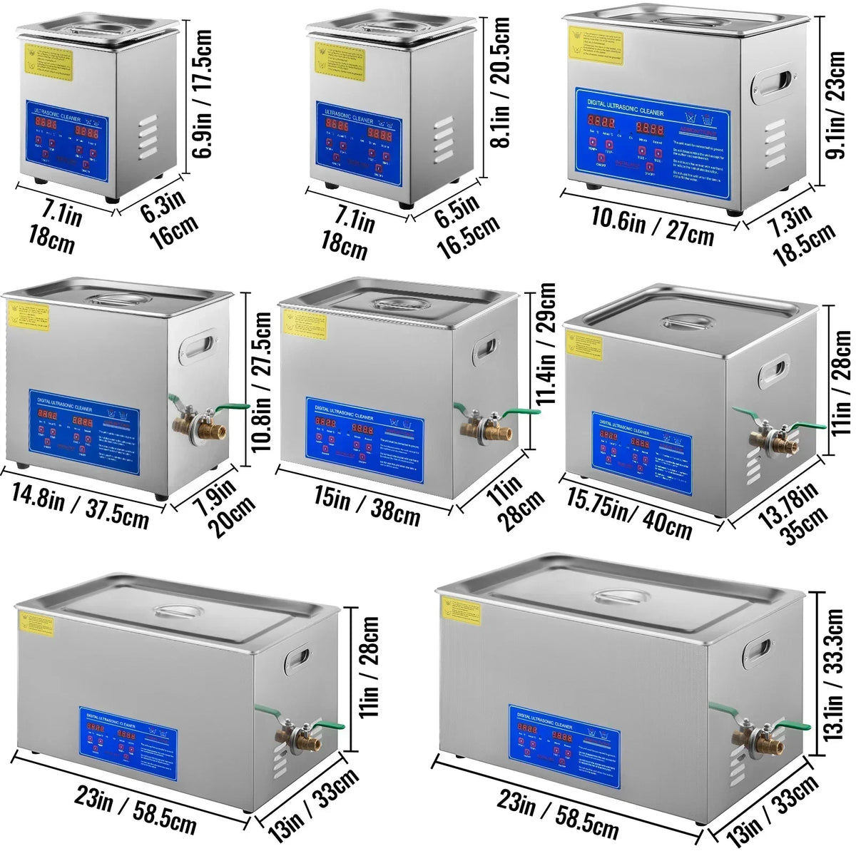 1.3L 2L 3L 6L 10L 15L 22L 30L Ultrasonic Cleaner Lave-Dishes Portable Washing Machine Diswasher Ultrasound Home Appliances