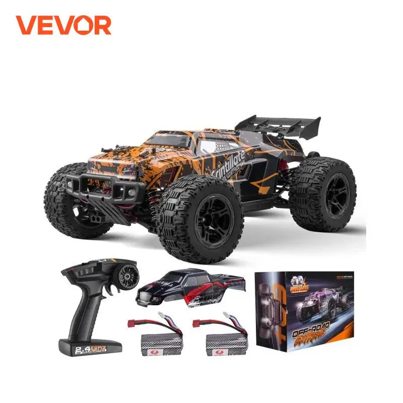 50 km/h 1:10 RC Car High Speed All Terrain 4WD Off-Road Truck with 45° Wheelie Hobby RC Racing Car Toys Gift for Kids