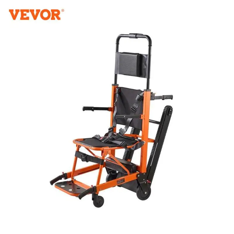 450 lbs Electric Stair Climbing Chair Foldable Emergency Stair Lift Wheelchair with Battery Operated for Elderly Disabled