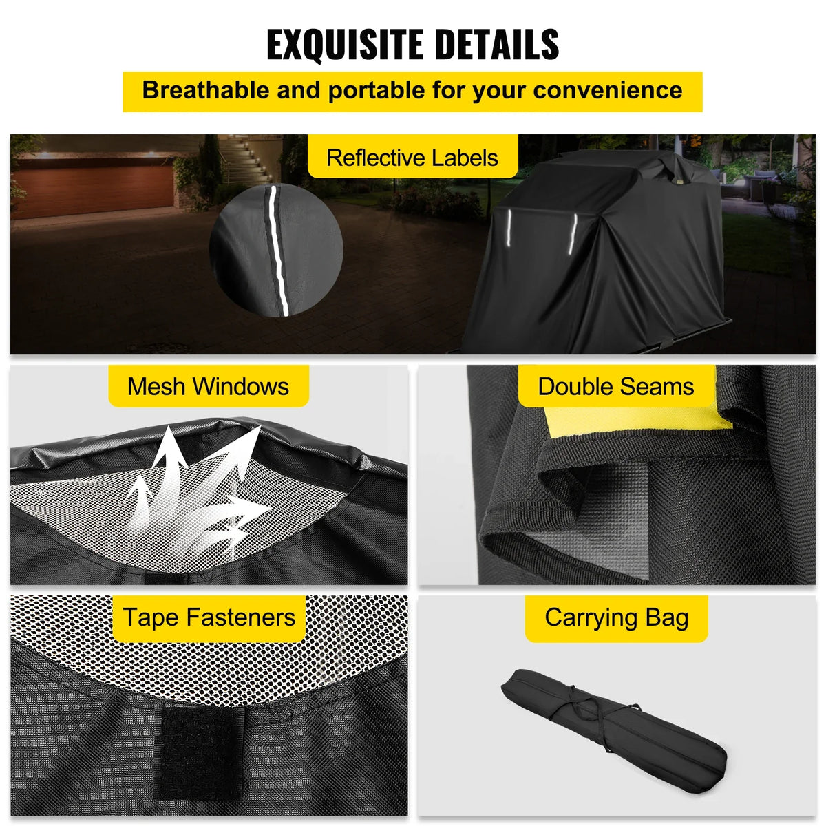 Waterproof Motorcycle Cover Universal Outdoor Oxford Fabric All Weather Protection Moto Bike Case Motorcycle Accessories