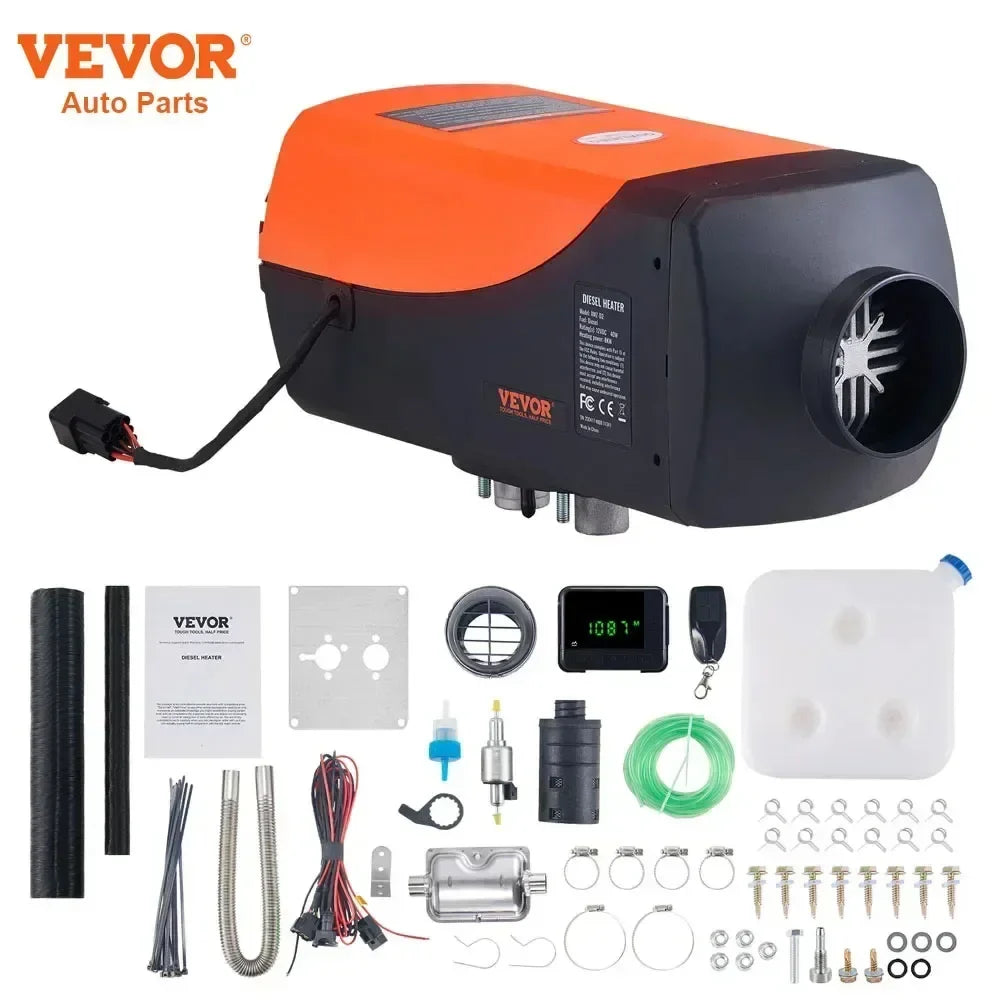 Car Heater Air Diesel Parking Heater 12V 2/5/8KW  LCD Switch Silencer Truck Boat Autos Portable Heat Installation