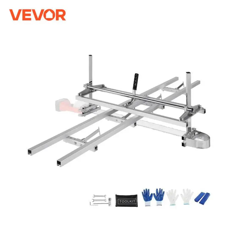 Chainsaw Mill Planking Milling 14-36 Inch Guide Bar Wood Lumber Cutting Portable Sawmill Aluminum Steel Chain Saw Mill