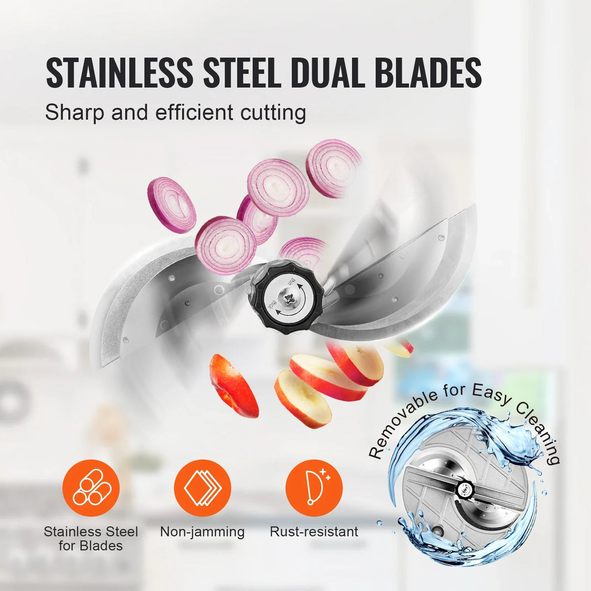 Electric Vegetable Slicer,0-12mm Thickness Adjustable Commercial Slicer Machine,Stainless Steel Food Cutter Slicing Machin