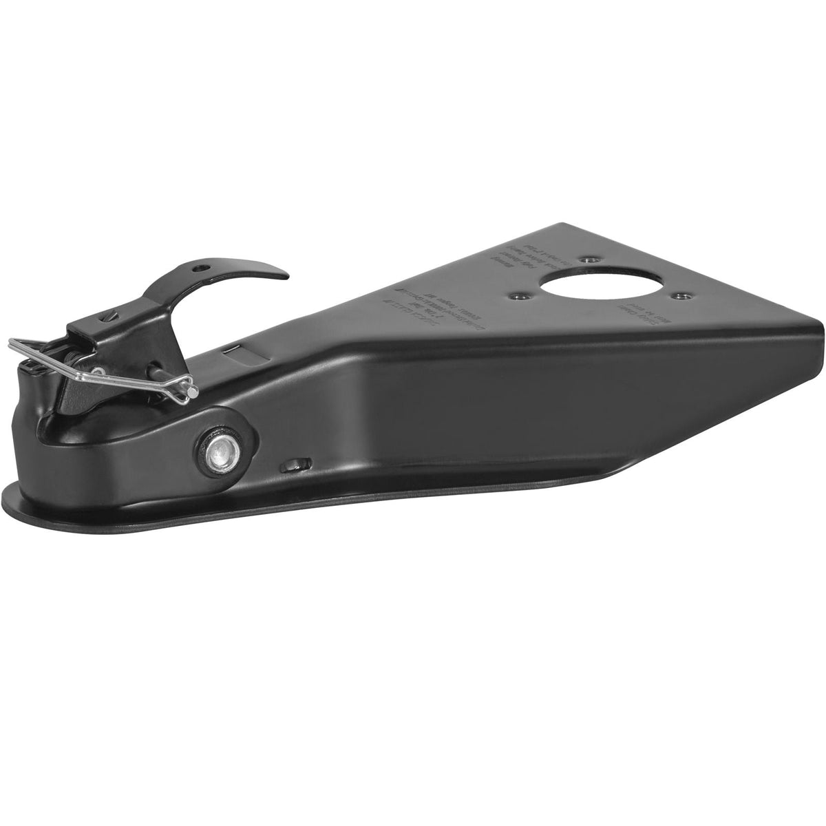A-Frame Trailer Coupler, Fits 2-Inch Hitch Ball Size, 8000 lbs Towing Capacity, Heavy Duty Steel Coupler, Ideal for Towing Station Wagons, Pickup Trucks, SUVs, Campers, Black Coating Surface