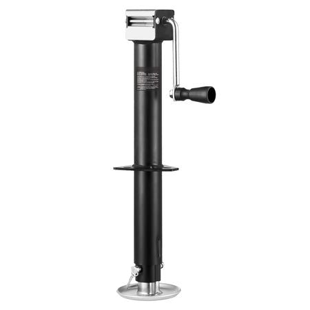 A-Frame Trailer Jack, 5000 lbs Dynamic Load Capacity, Trailer Jack Stand with Handle & Rectangular Footpad, 15-inch Vertical Travel, Suitable for RV, Horse, Utility Trailers, Yacht Trailers