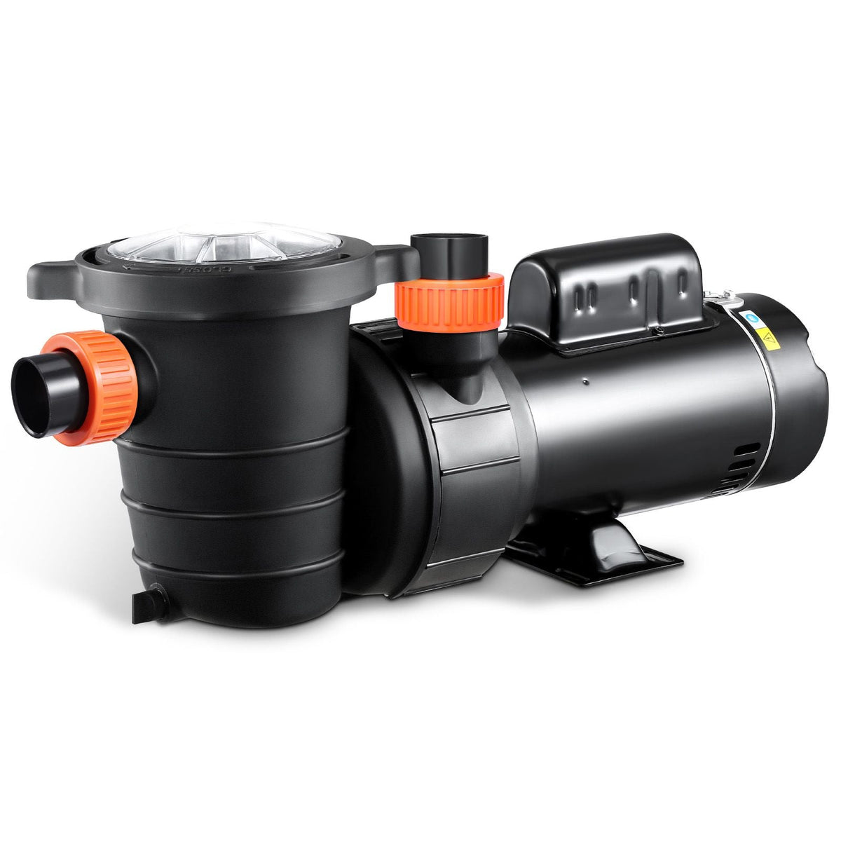 Above Ground Pool Pump, 1.5HP/0.35HP, Dual Speed Swimming Pool Pump, High 110 GPM 54 ft Lift, Low 52 GPM 14 ft Lift, 110V 3450 RPM with Strainer Basket, 122 Fahrenheit Max Water Temp