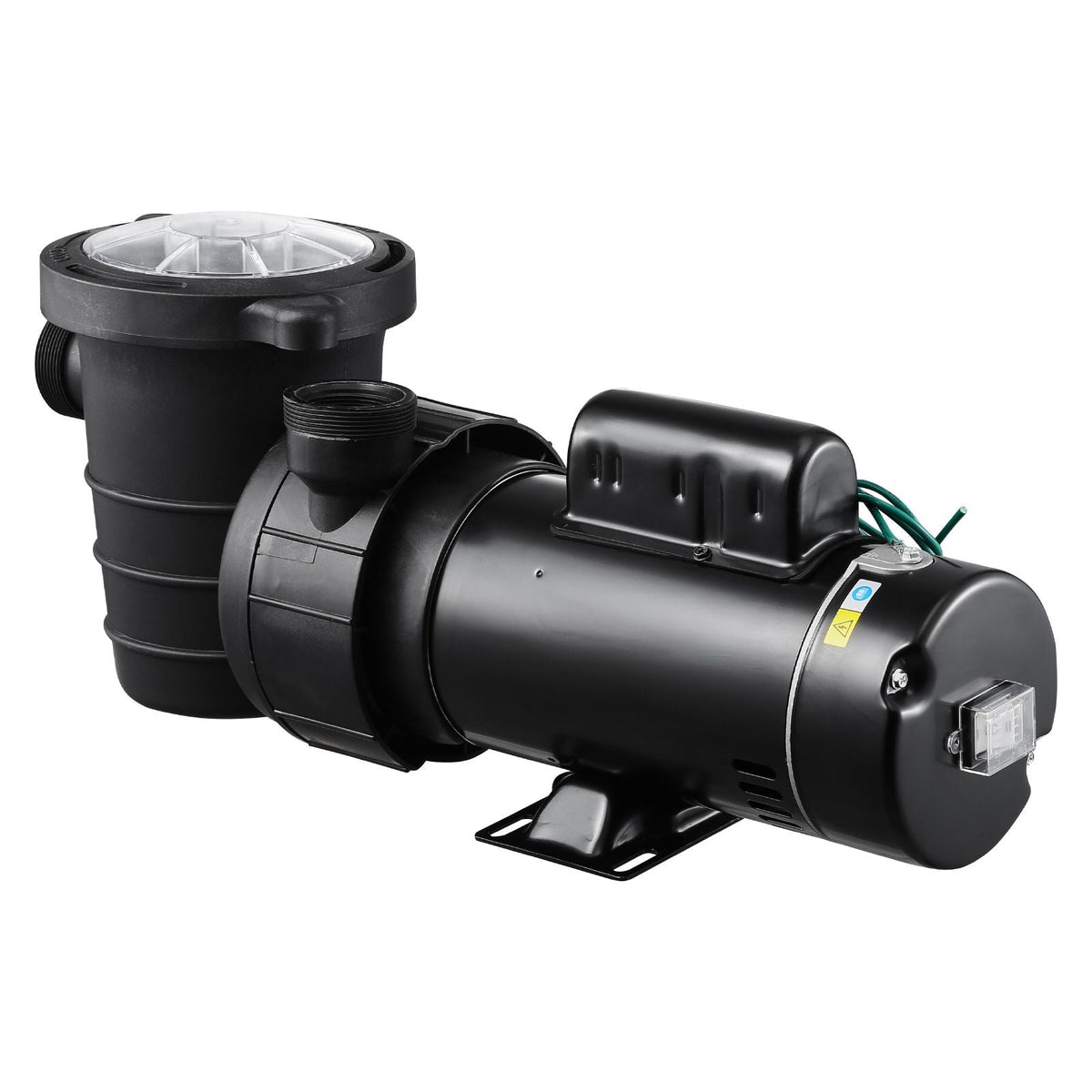 Above Ground Pool Pump, 1.5HP/0.35HP, Dual Speed Swimming Pool Pump, High 110 GPM 54 ft Lift, Low 52 GPM 14 ft Lift, 110V 3450 RPM with Strainer Basket, 122 Fahrenheit Max Water Temp
