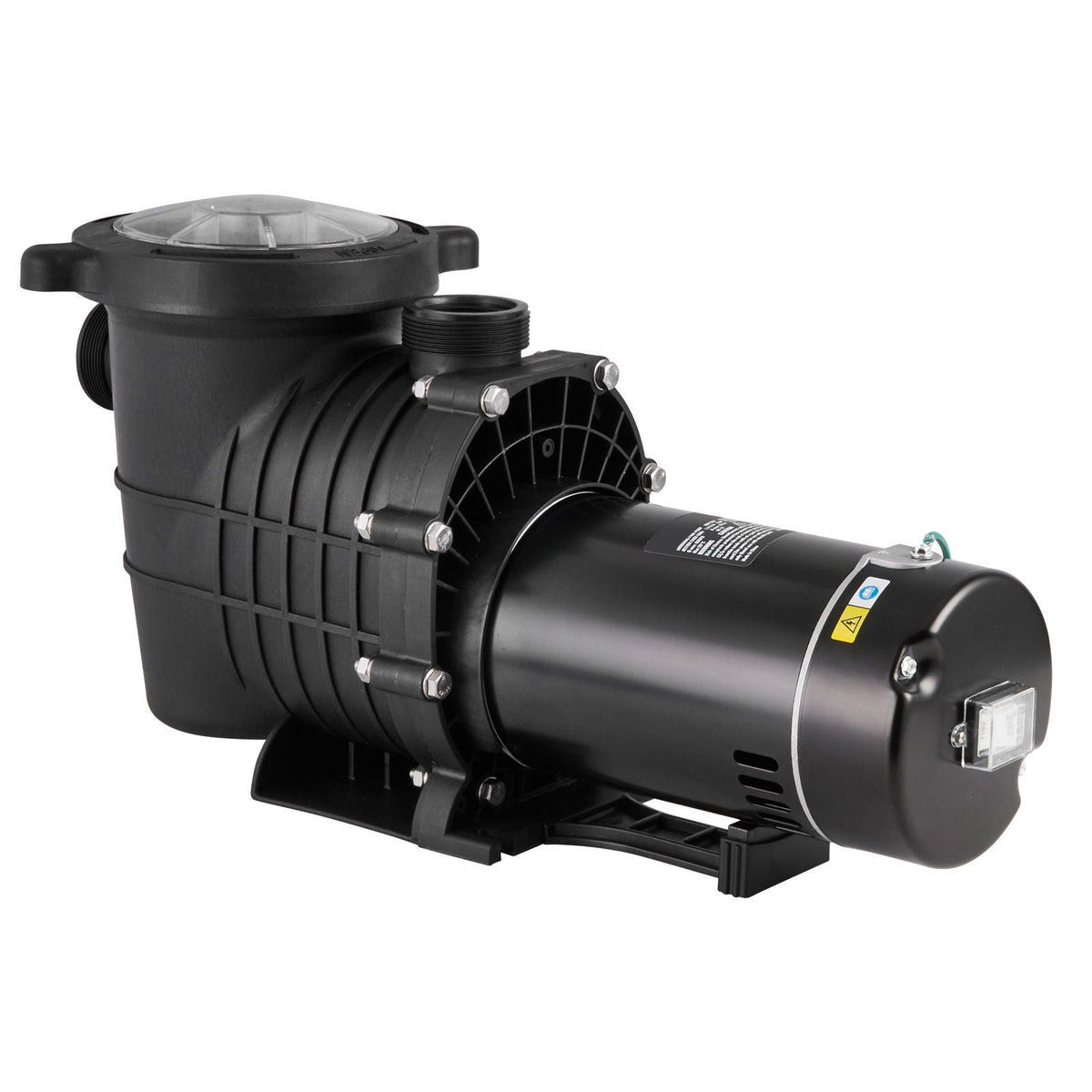 Above Ground Pool Pump, 1HP, 80 GPM Max. Flow Single Speed Swimming Pool Pump, 110V/240V 3450RPM 34.4ft Max. Head Pool Pump with Filter Basket, for Above Ground Pools Hot Tubs Spas