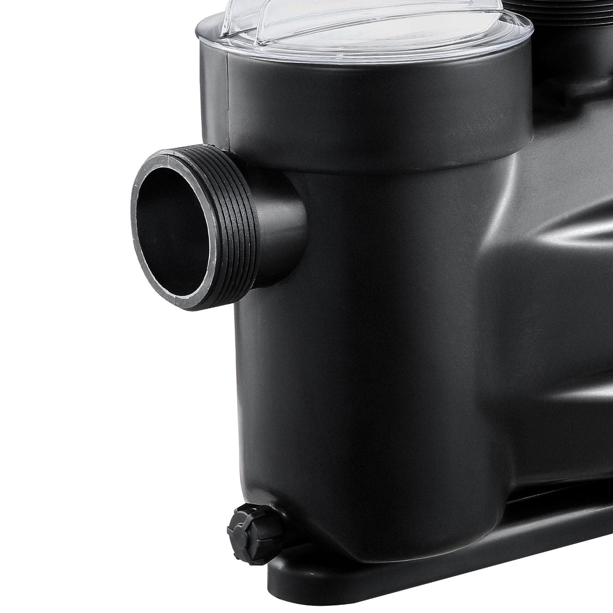 Above Ground Pool Pump, 2.5 HP, 148 GPM Max Flow Single Speed Swimming Pool Pump, 220V 3450 RPM 62 ft Max Head Lift with PP Shell Strainer Basket, 122 Fahrenheit Max Water Temperature