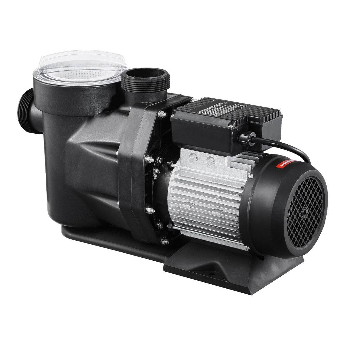 Above Ground Pool Pump, 3 HP, 149 GPM Max Flow Single Speed Swimming Pool Pump, 220V 3450 RPM 42 ft Max Head Lift with PP Shell Strainer Basket, 122 Fahrenheit Max Water Temp, No Plug
