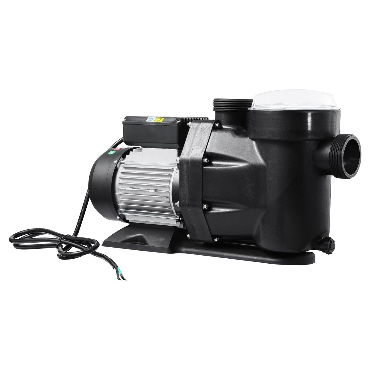 Above Ground Pool Pump, 3 HP, 149 GPM Max Flow Single Speed Swimming Pool Pump, 220V 3450 RPM 42 ft Max Head Lift with PP Shell Strainer Basket, 122 Fahrenheit Max Water Temp, No Plug