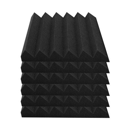 Acoustic Foam Panels, 36 Pack 12 x 12 x 2 inches, High Density Soundproof Wall Panels,Fire-Resistant Acoustic Panels,Sound Dampening Absorbing Panels for Studio Wall and Ceiling,Black
