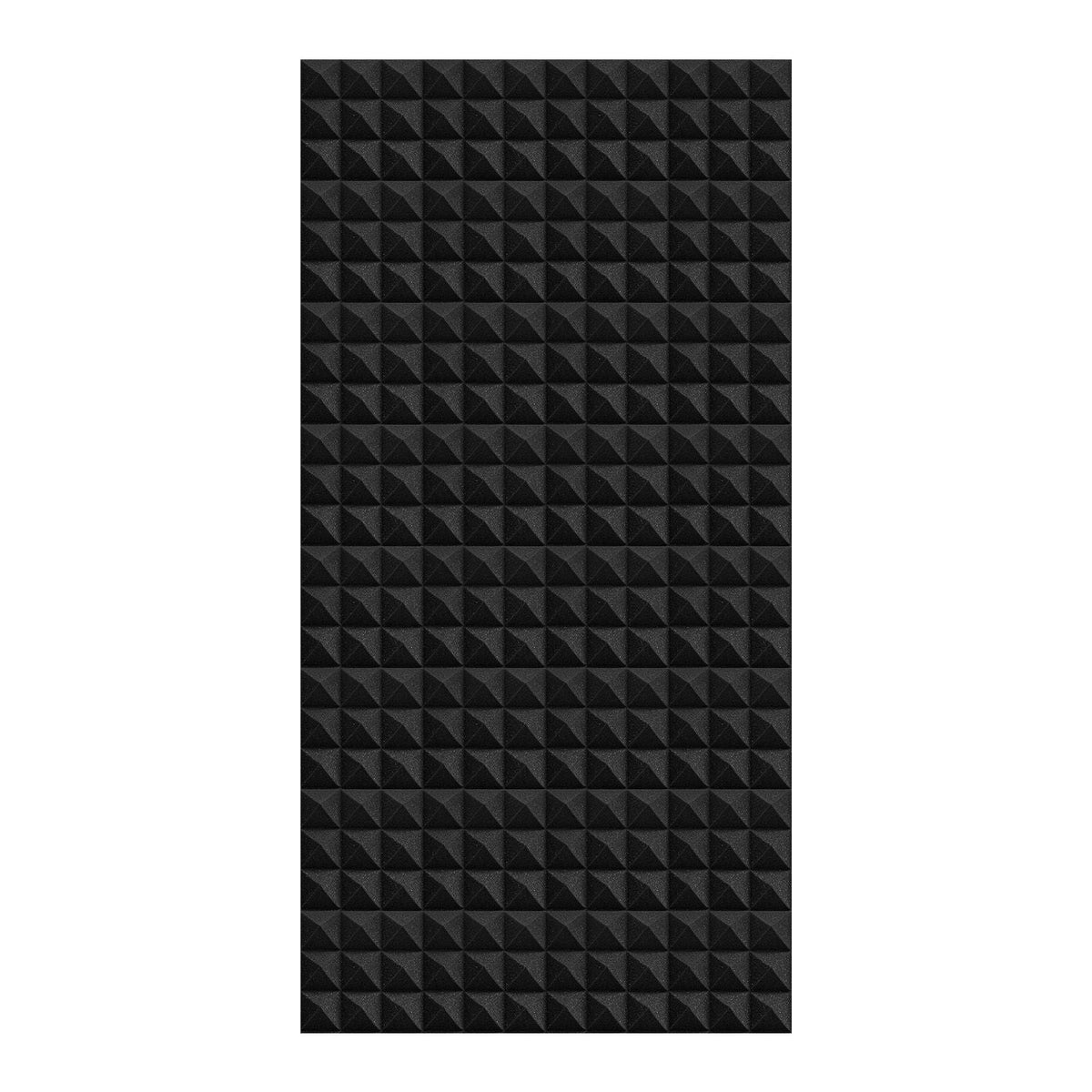 Acoustic Foam Panels, 4 Pack 48 x 24 x 2 inches, Pyramid Designed Soundproof Wall Panels,Fire-Resistant Acoustic Panels,Sound Dampening Absorbing Panels for Studio Wall and Ceiling,Black