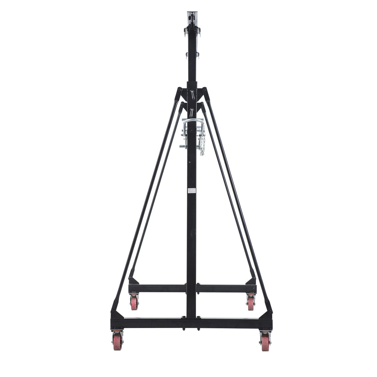Adjustable Gantry Crane, 2200 lbs Capacity, Portable Shop Lift Hoist with 95.7" to 142.9" Height Adjustable, Locking Wheels, Steel Construction, for Factory, Warehouse, Auto Repair, Frame Only