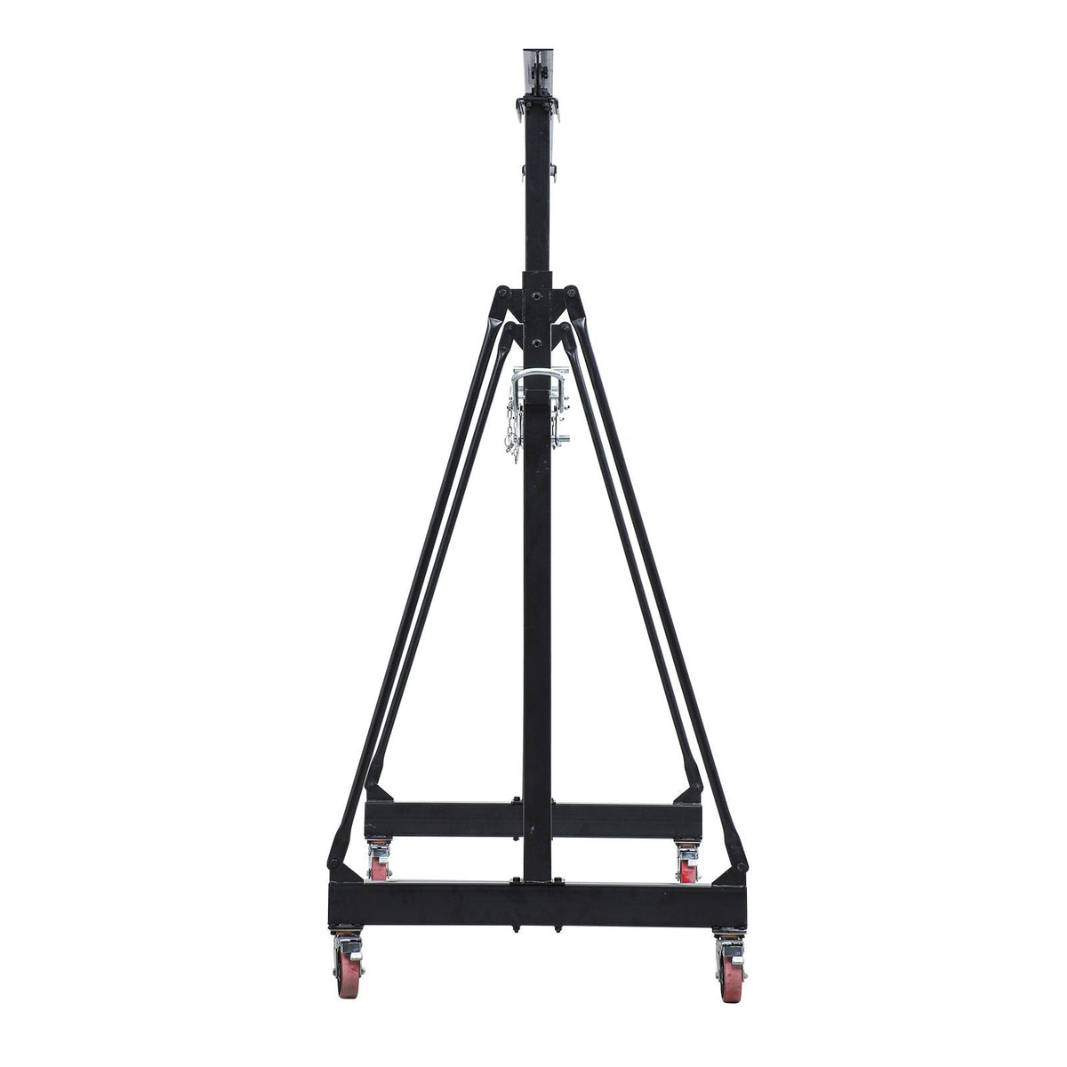Adjustable Gantry Crane, 4400 lbs Capacity, Portable Shop Lift Hoist with 98.8" to 146.1" Height Adjustable, Locking Wheels, Steel Construction, for Factory, Warehouse, Auto Repair, Frame Only
