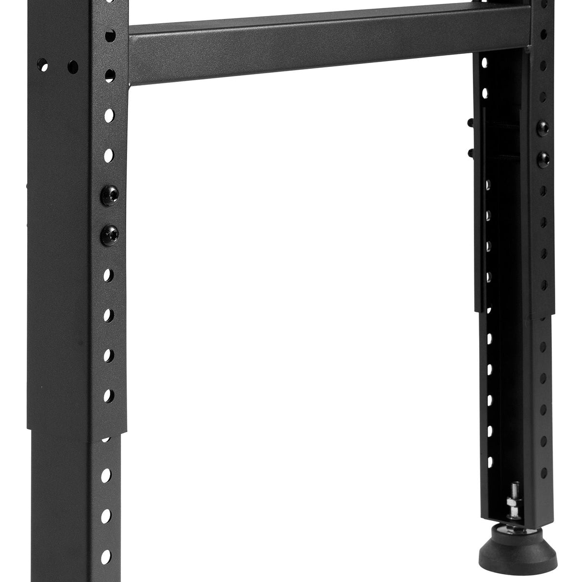 Adjustable Workbench, 2000 lbs Capacity, 61 x 20-inch Heavy Duty Work Bench with 27.1-36 Inches Height Adjustment, Garage Workbench with Power Outlets, Suitable for Office, Garage, Workshop