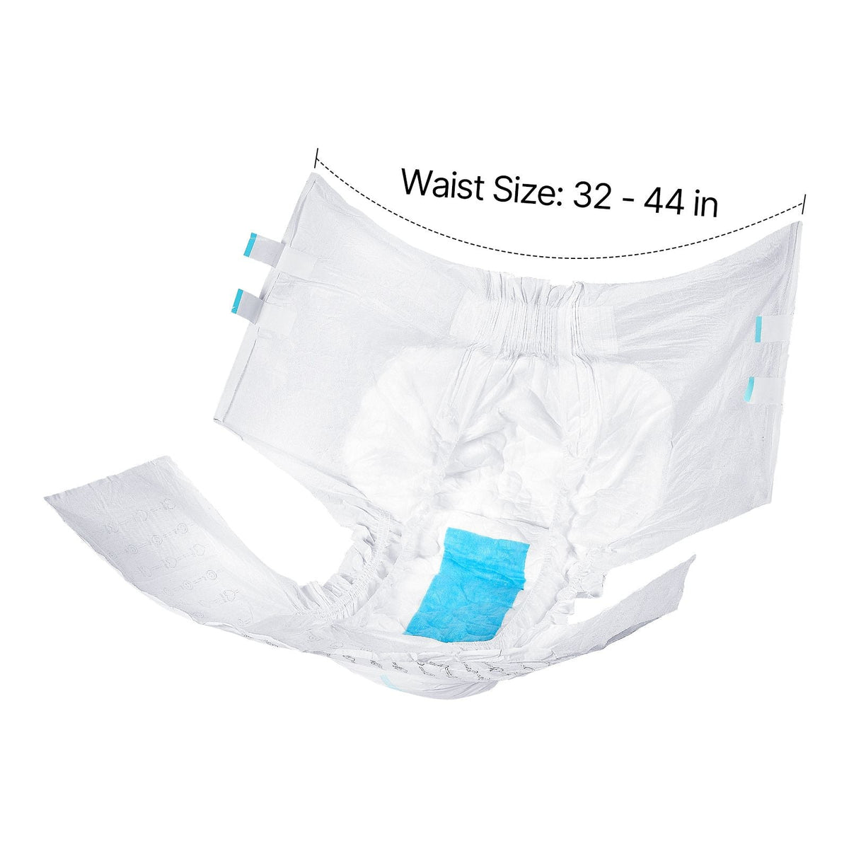 Adult Briefs with Tabs, Super Absorbent Incontinence Briefs for Men and Women, Disposable Adult Diapers with Leakproof 3D Surround Guard & Wetness Indicator - M Size, 40 Count (4 Packs of 10)
