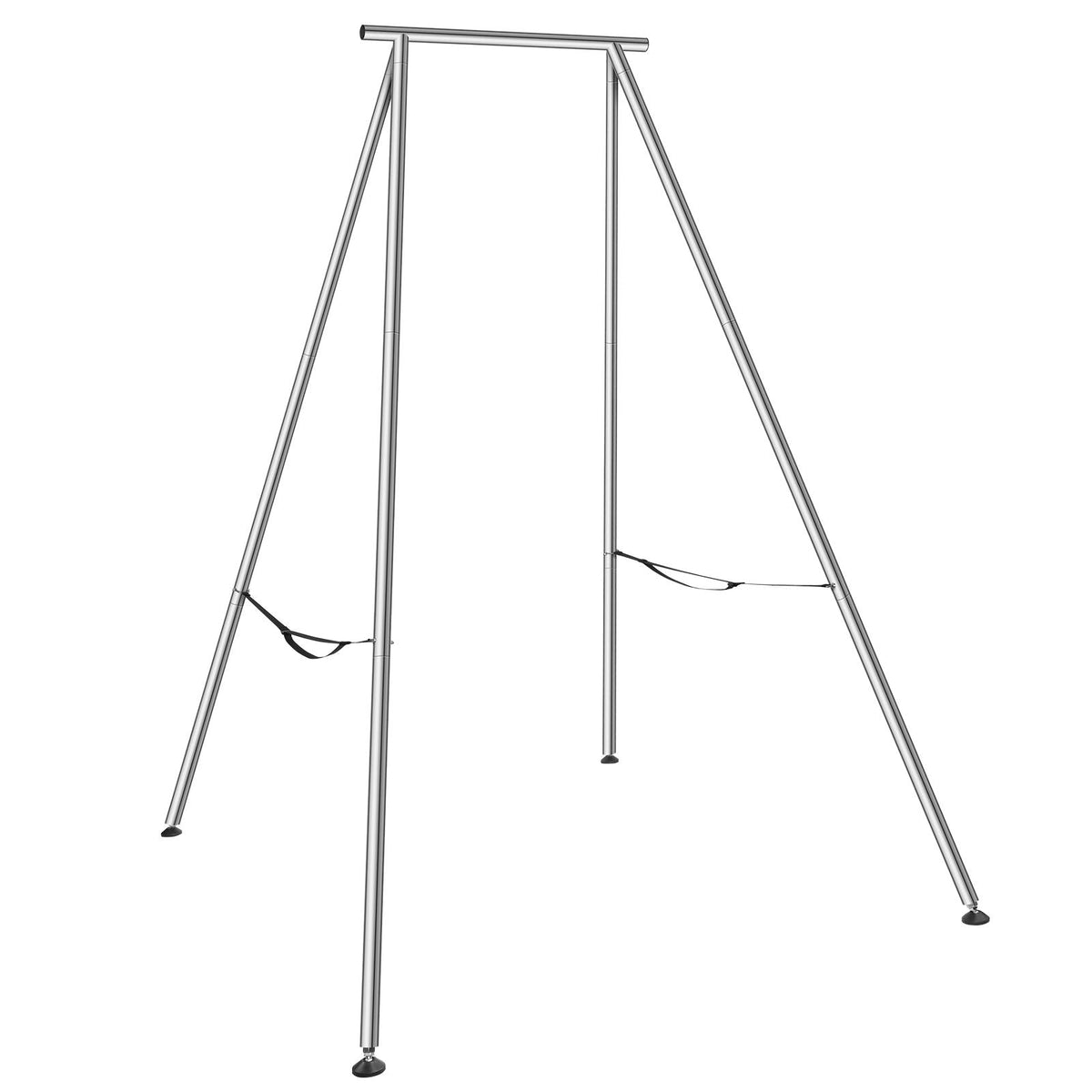 Aerial Yoga Frame, 9.67 ft Height Yoga Swing Stand, Max 551.15 lbs Load Chrome-Plated Steel Pipe Inversion Yoga Swing Stand Yoga Rig Yoga Sling Inversion Equipment for Indoor Outdoor Aerial Yoga